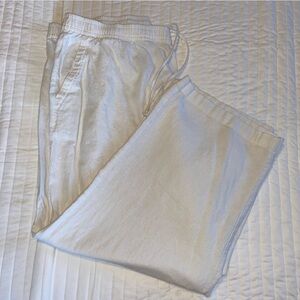Women’s BOHO white, wide leg pant - Size: XXL